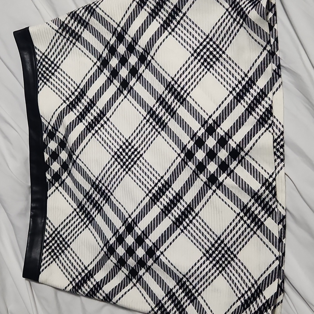 White House Black Market plaid skirt